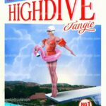 Tangie High Dive Letter Size A4 High Glossy Framed Poster