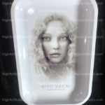 White Widow Pinup Metal Rolling Tray