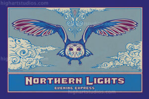 Northern Lights 80 CM x 60 CM Canvas